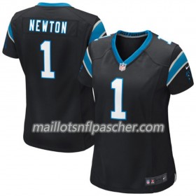 Maillot Carolina Panthers Cam Newton 1 Nike Noir - Femme
